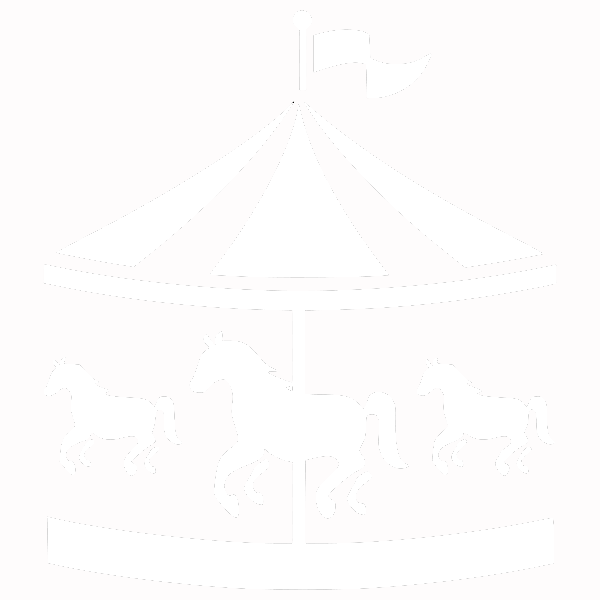 Carrousel Clipart (White #2)