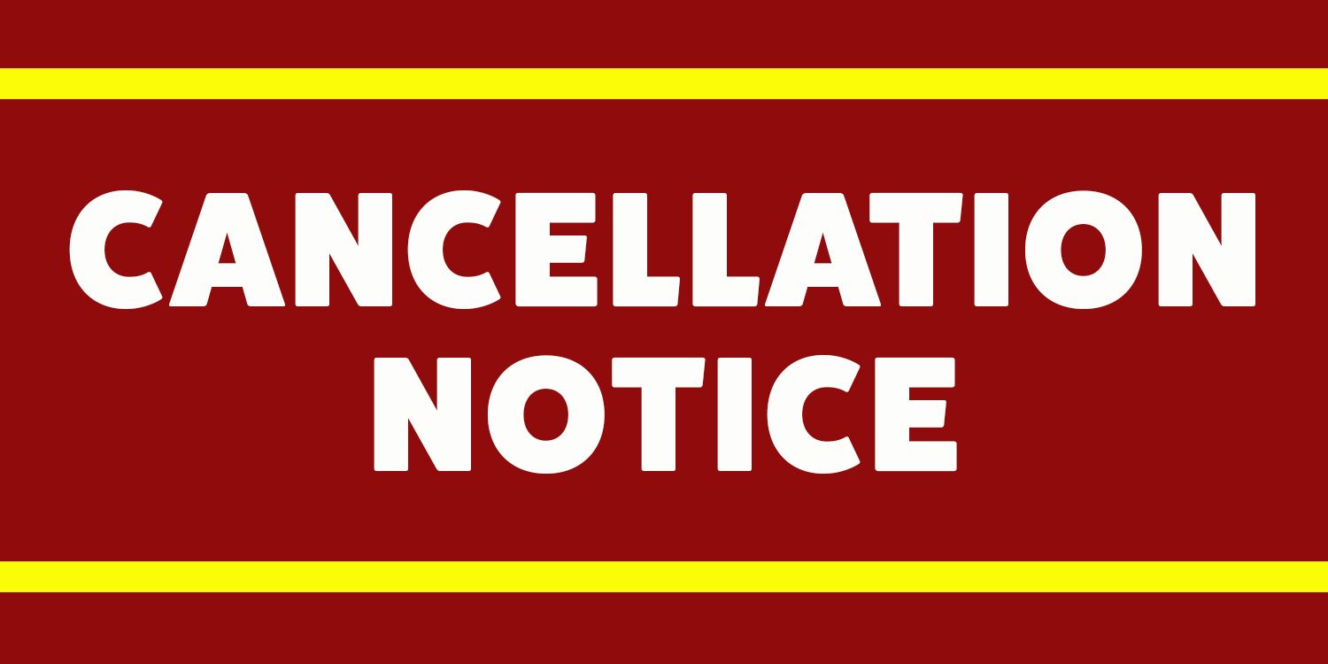 Cancellation Notice