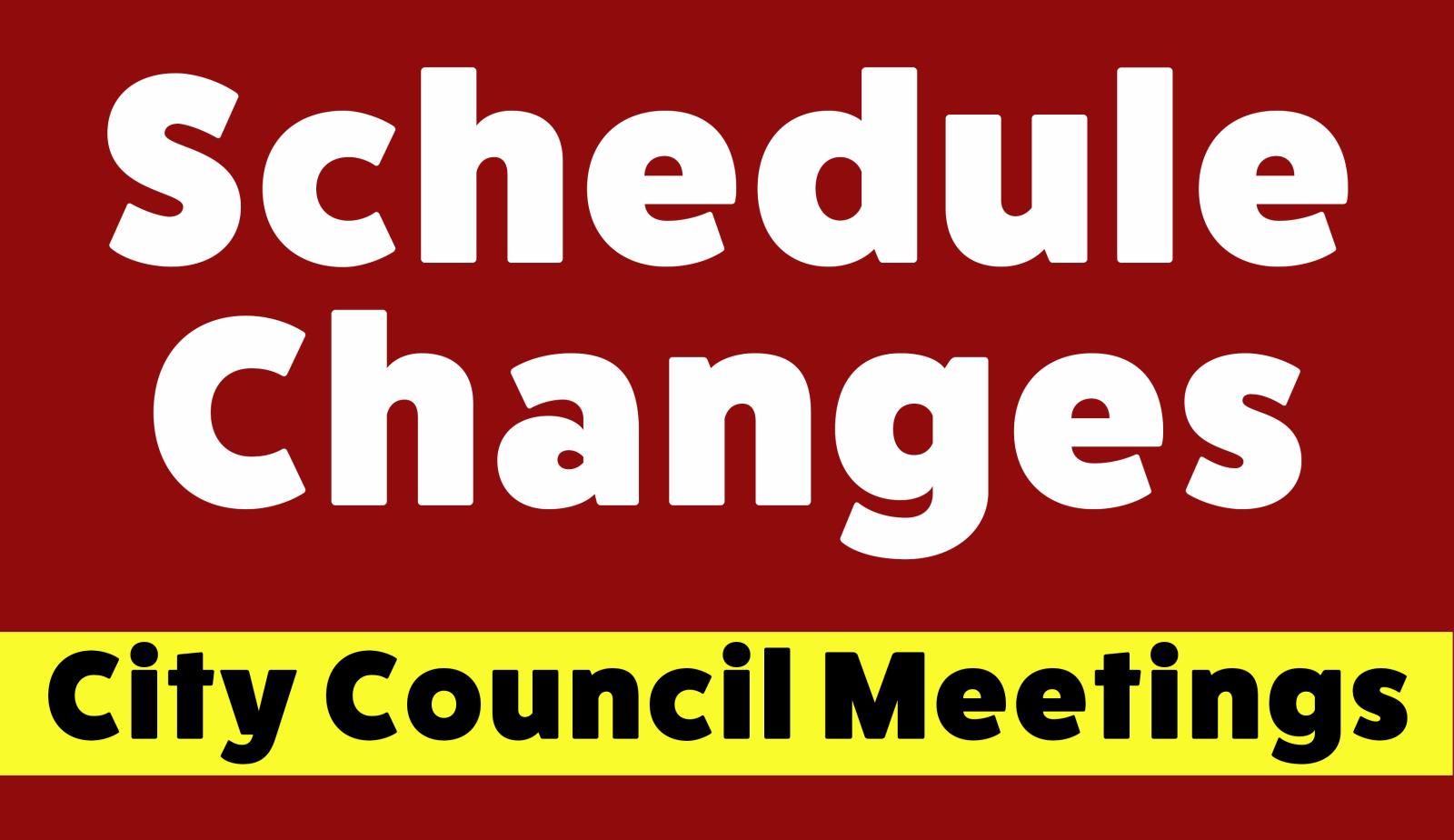 City Council Meeting (January 2023 Changes) Website News