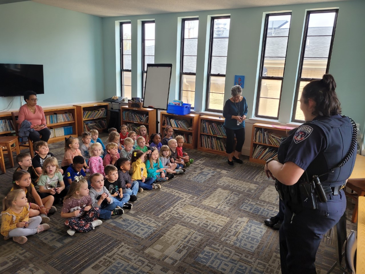 Officer Parker with Community