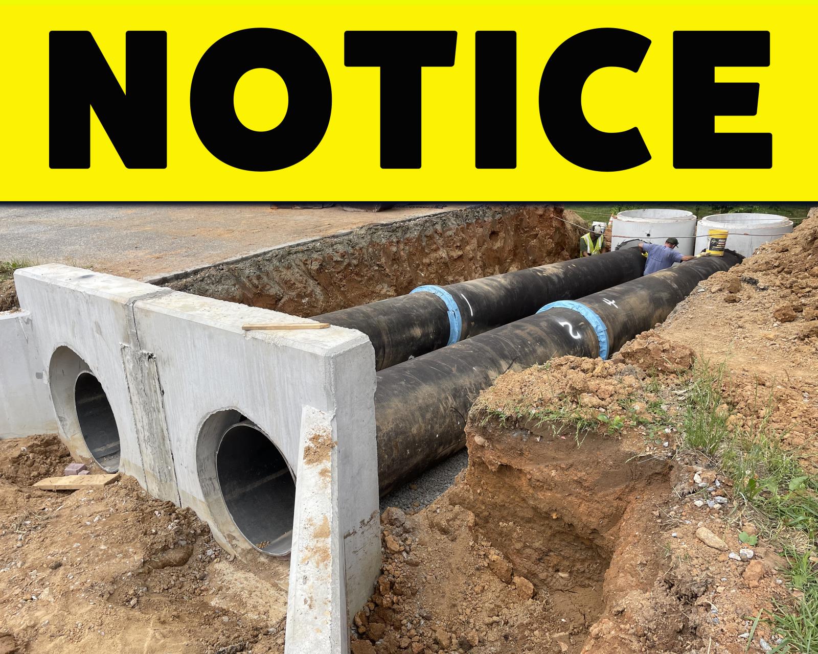 Stormwater Culvert 07-05-23 NOTICE