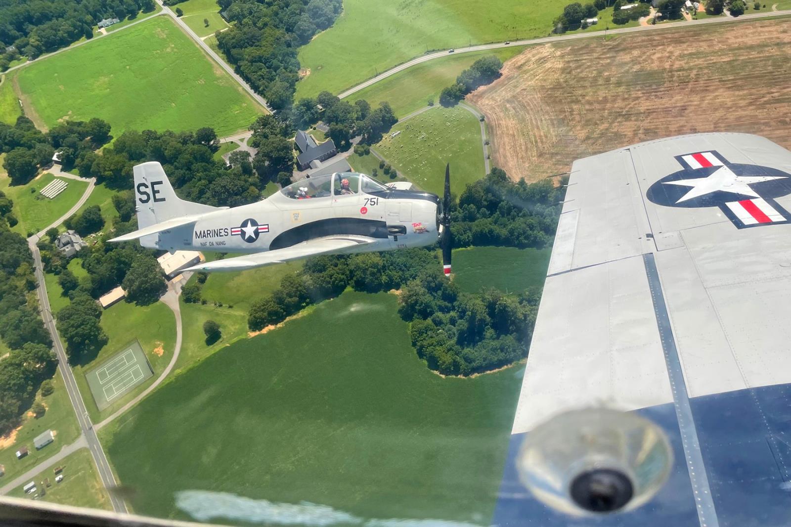 T-28 in Formation