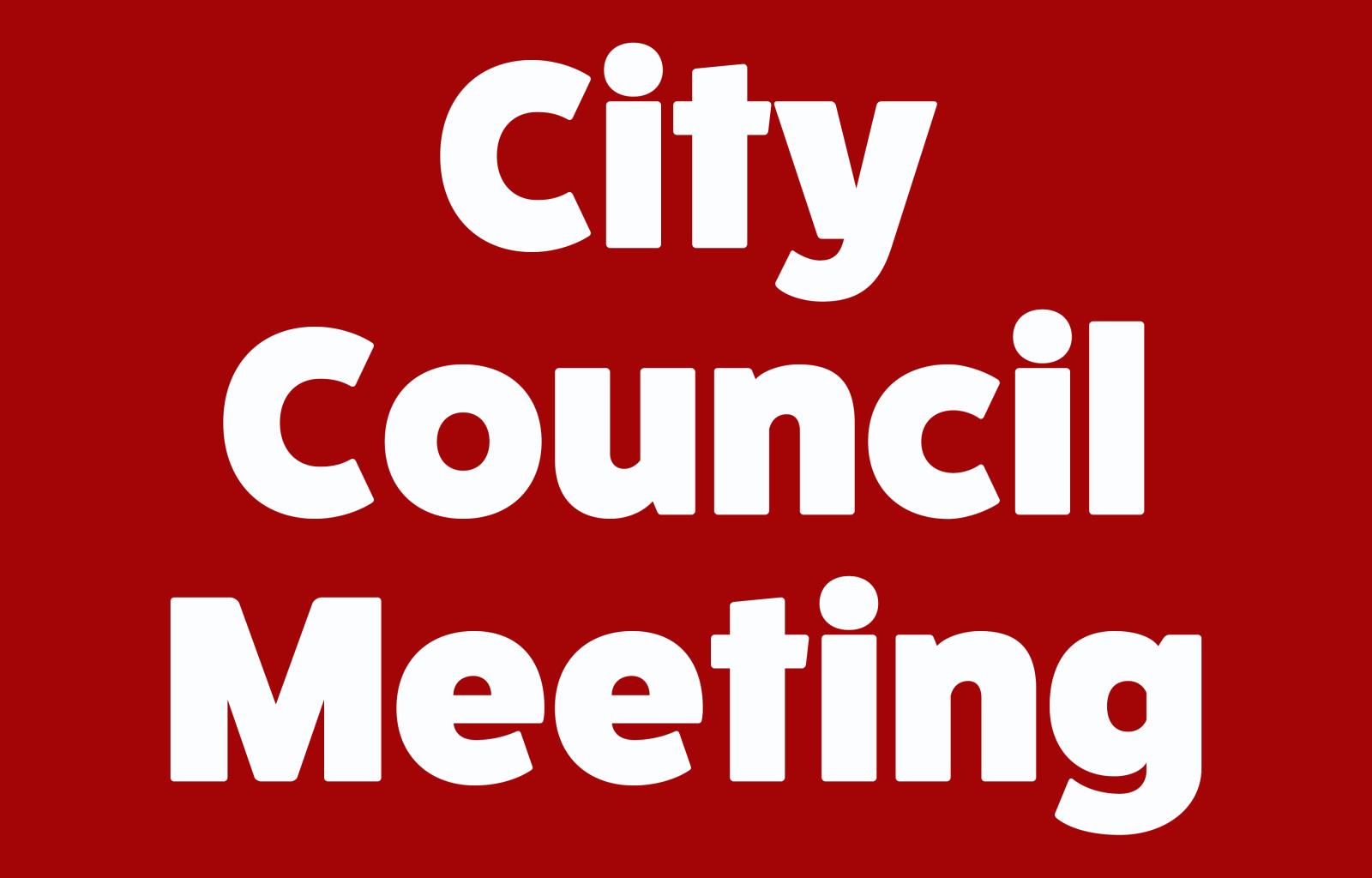 City Council Meetiing (Website News Banner)