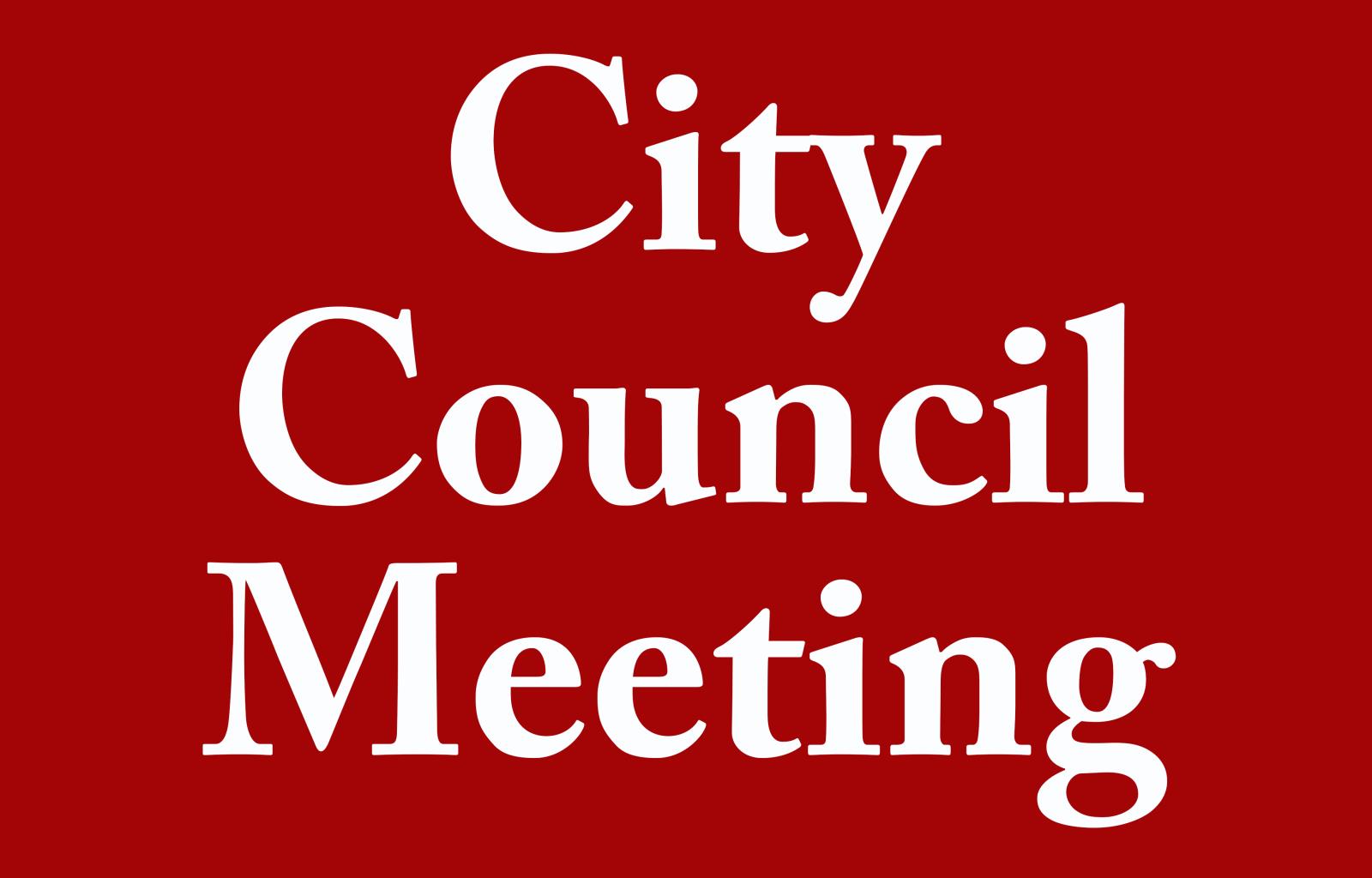 City Council Meetiing (Website News)