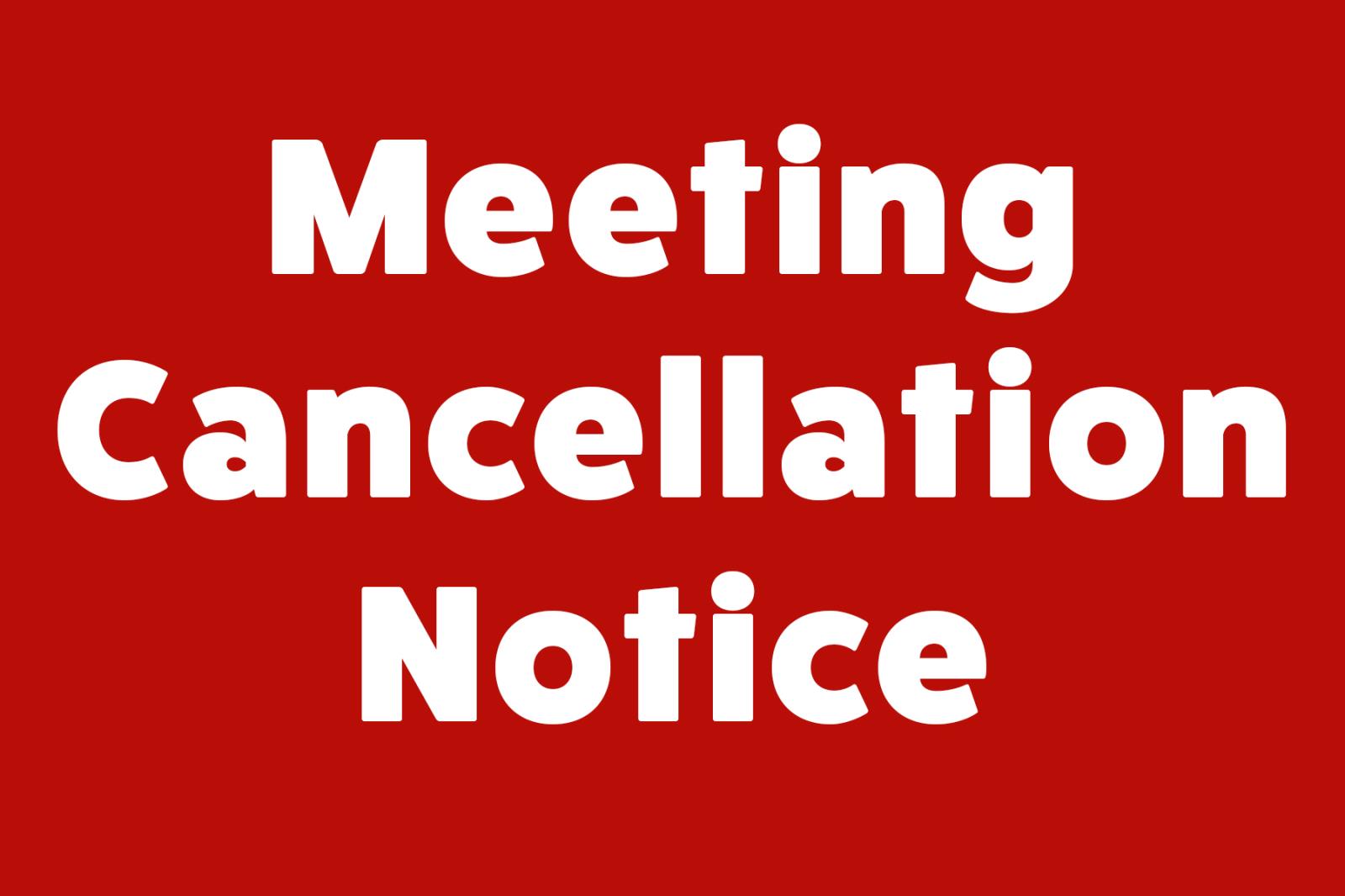 Cancellation Notice