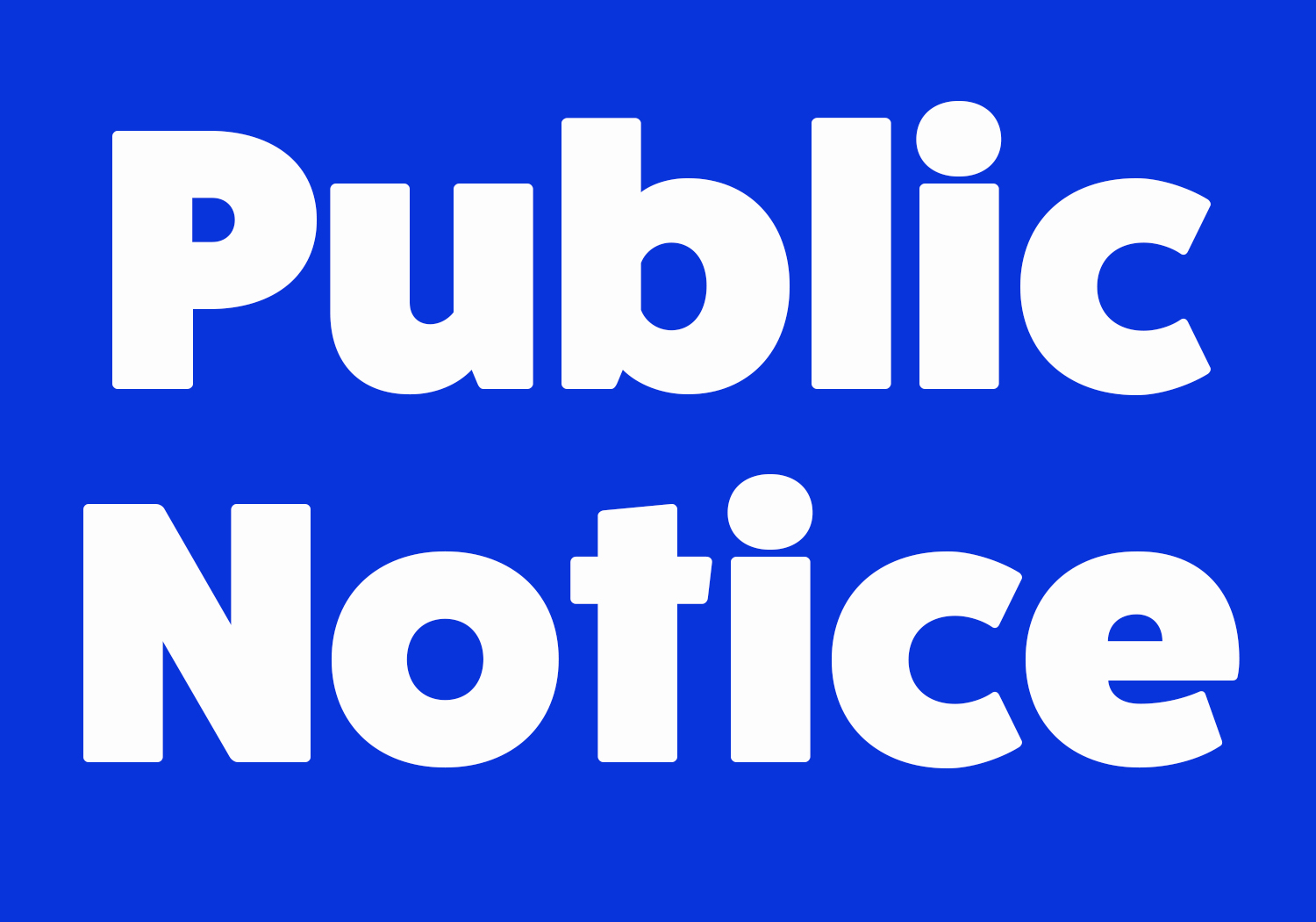 Public Notice (Blue)