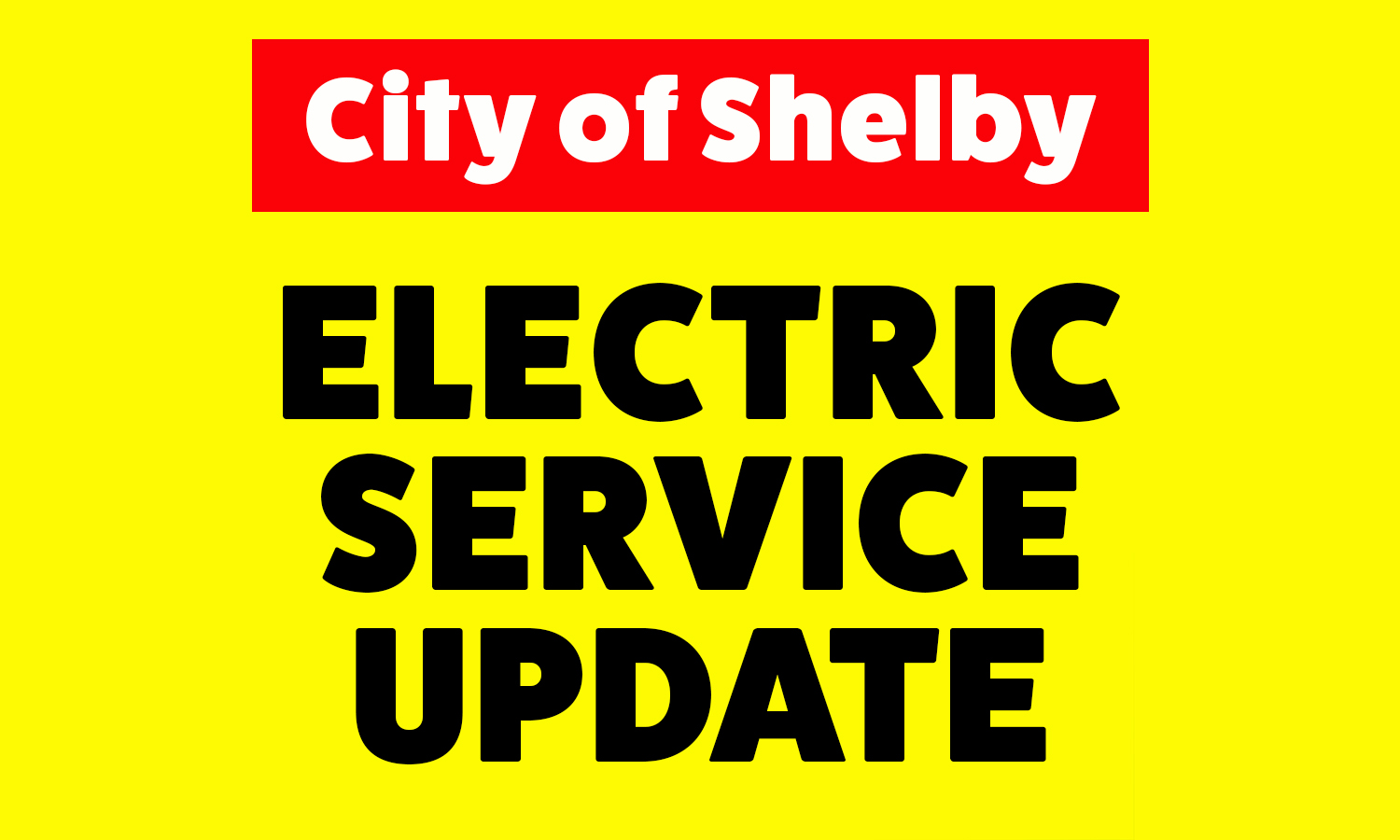 Electric Service Update COS