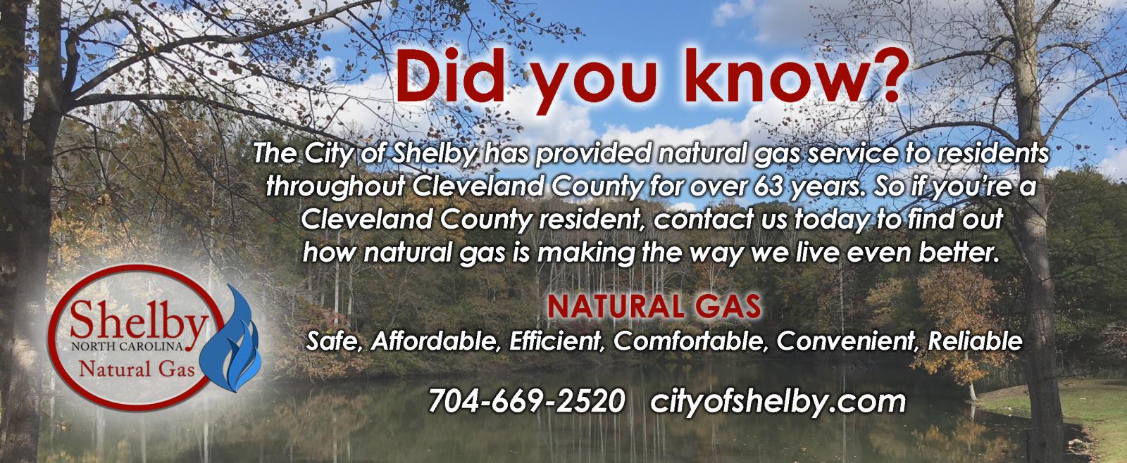 Did You Know (Cleveland County NG Coverage Area)