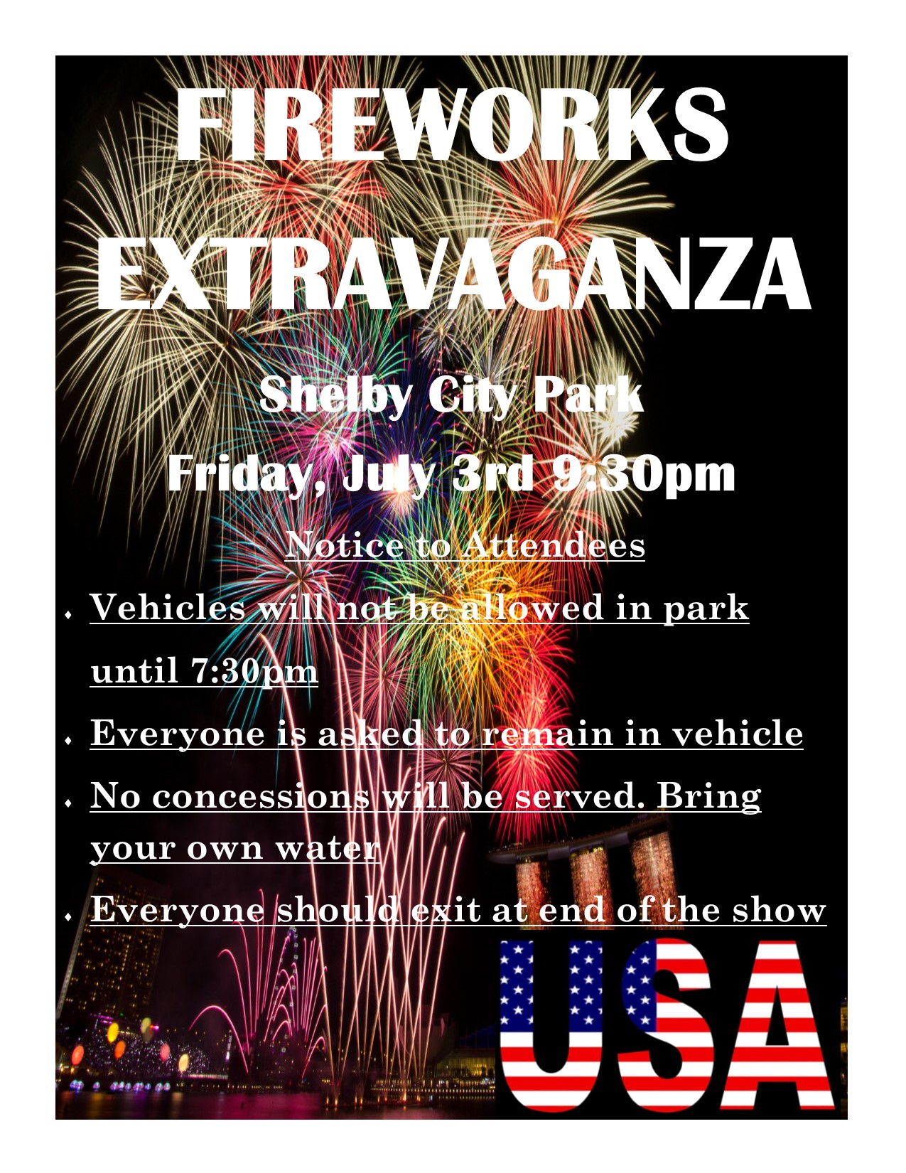 2020 July 3rd Fireworks (Flyer)