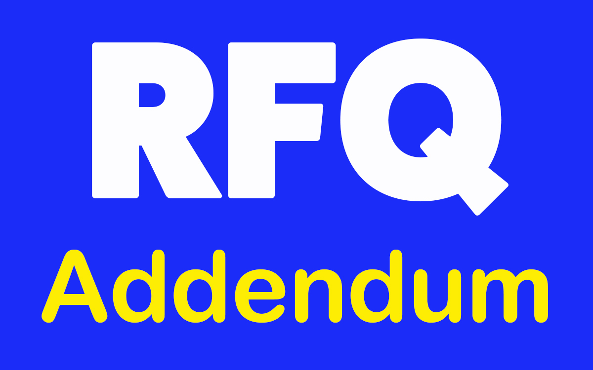 RFQ Addendum