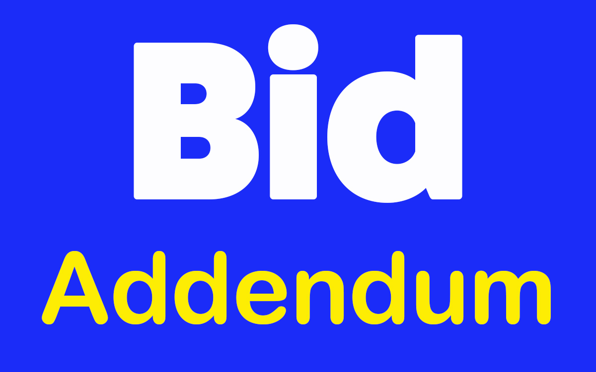 Bid Addendum