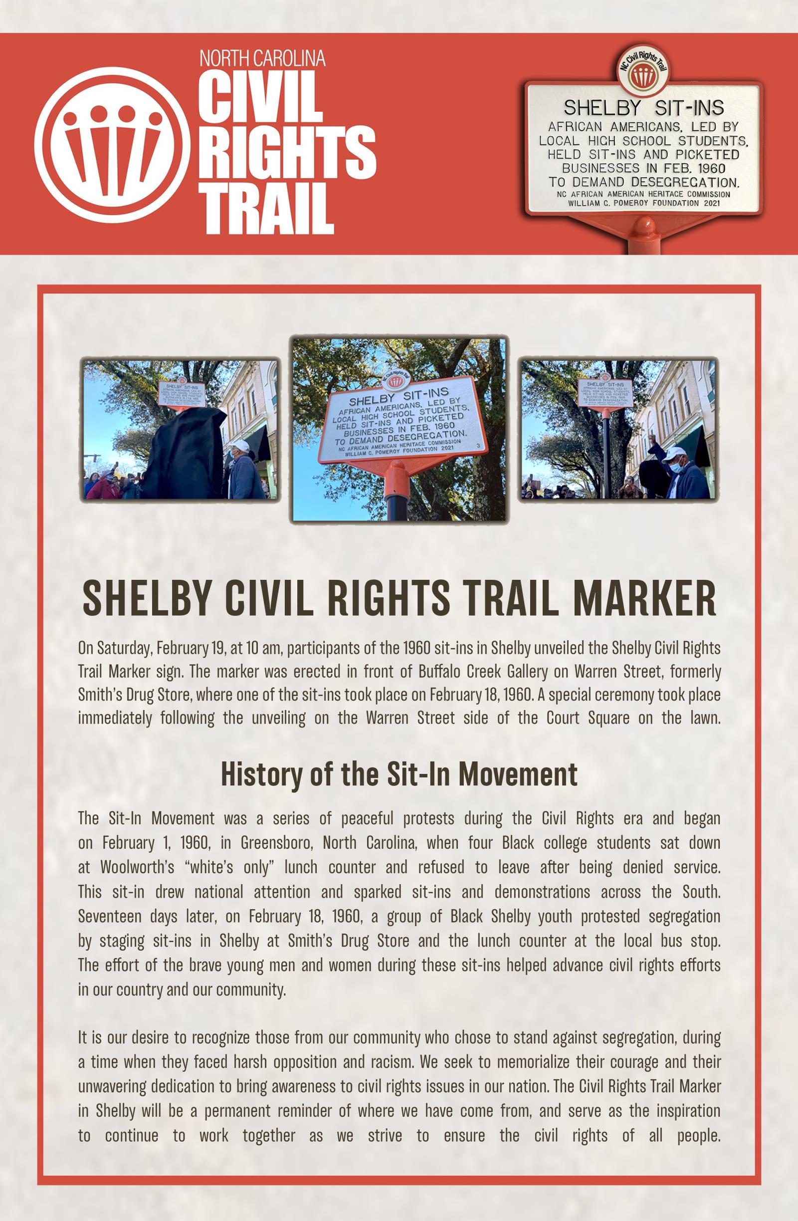 Civil Rights Trail Marker (Post Event Banner)